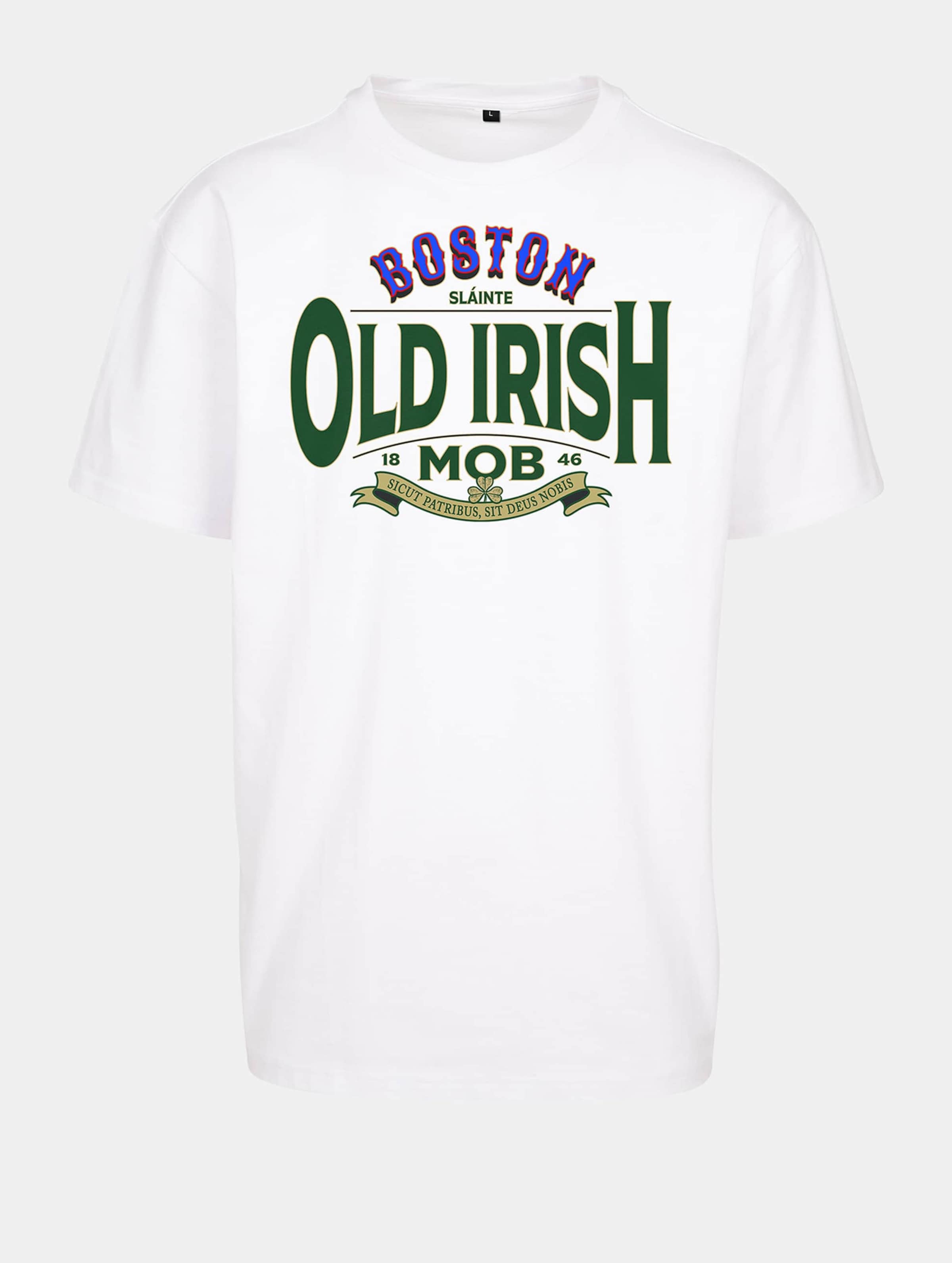 Mister Tee - Old Irish Mob Oversize Heren T-shirt - 4XL