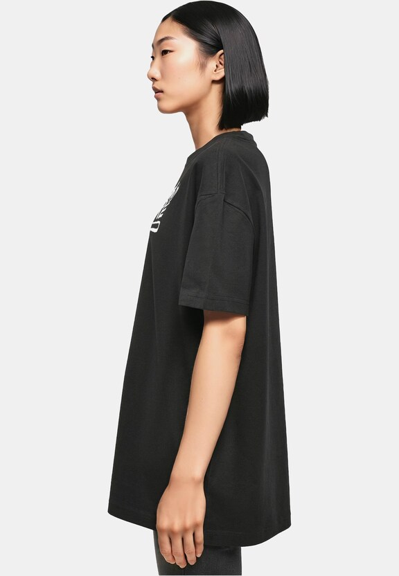 Ladies Naughty By Nature - Logo Oversized Boyfriend Tee-2