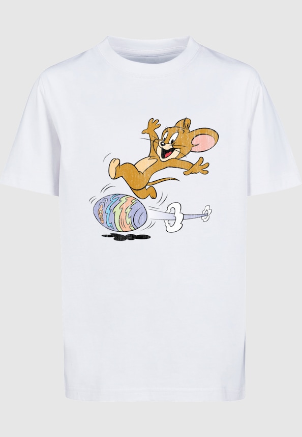Kids Tom and Jerry - Egg Run Basic T-Shirt-0