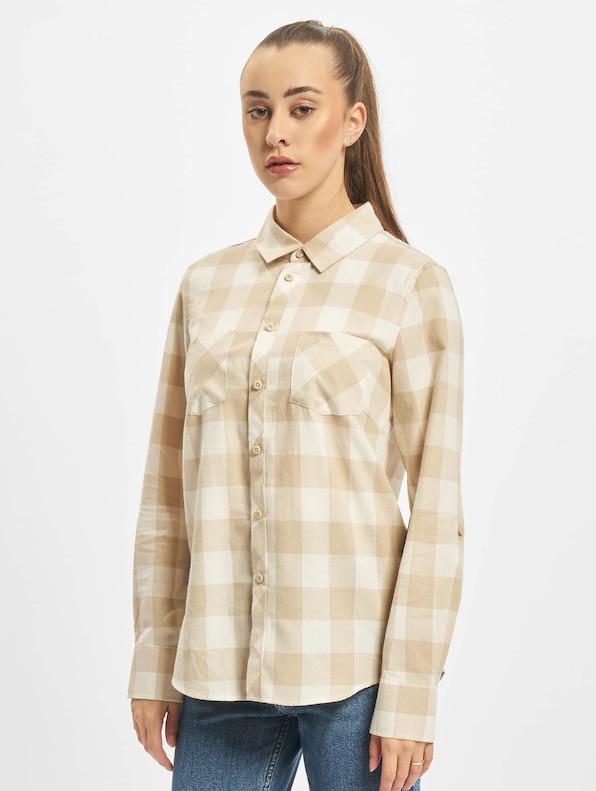 Ladies Turnup Checked Flanell-2