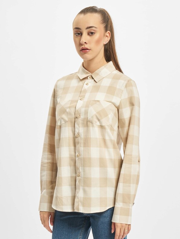 Ladies Turnup Checked Flanell-2