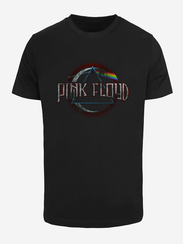 Merchcode Pink Floyd Dark Side of the Moon Circular Logo T-Shirts-4