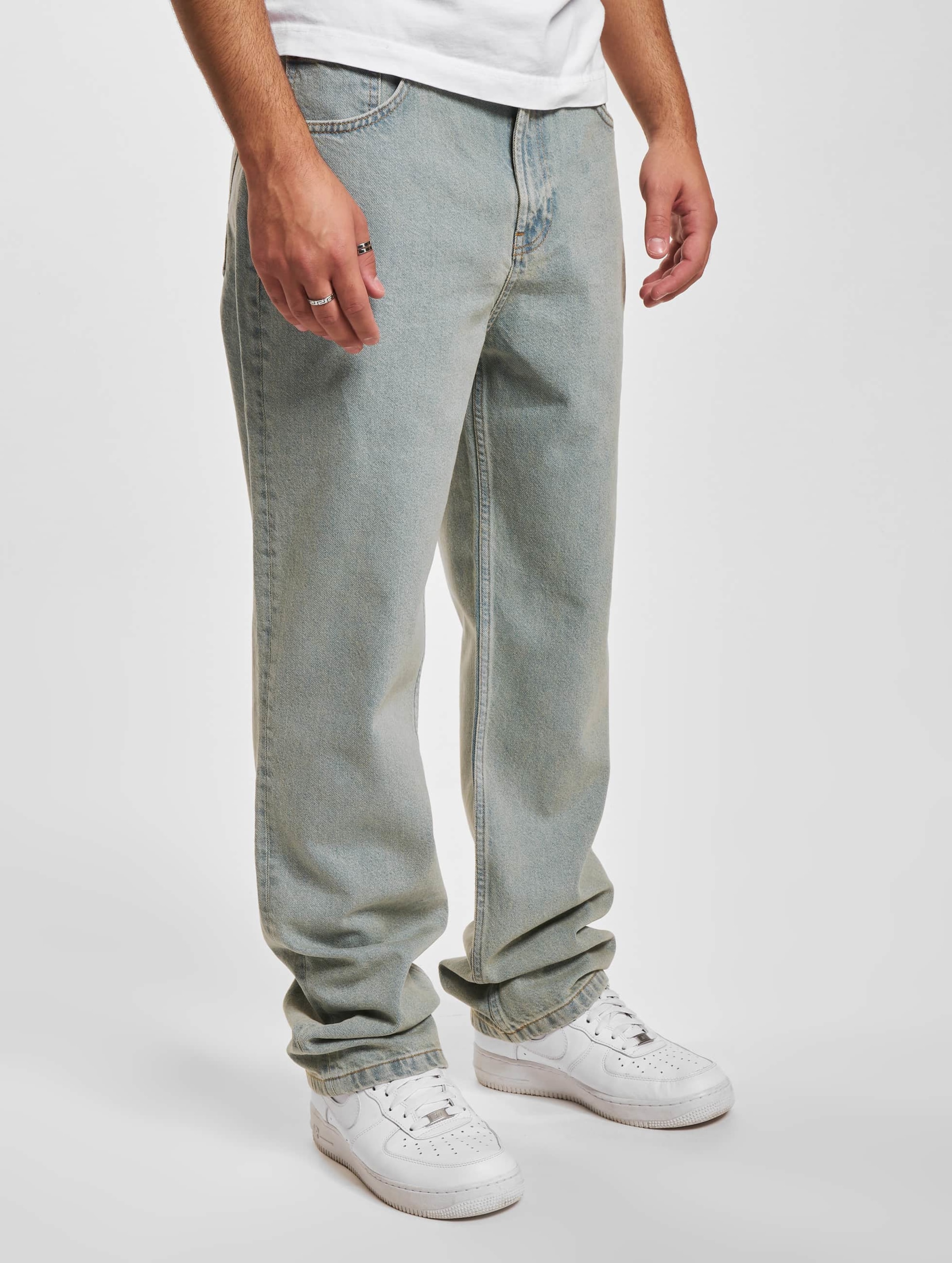 DEF Kant Straight Fit Jeans Mannen op kleur blauw, Maat 33