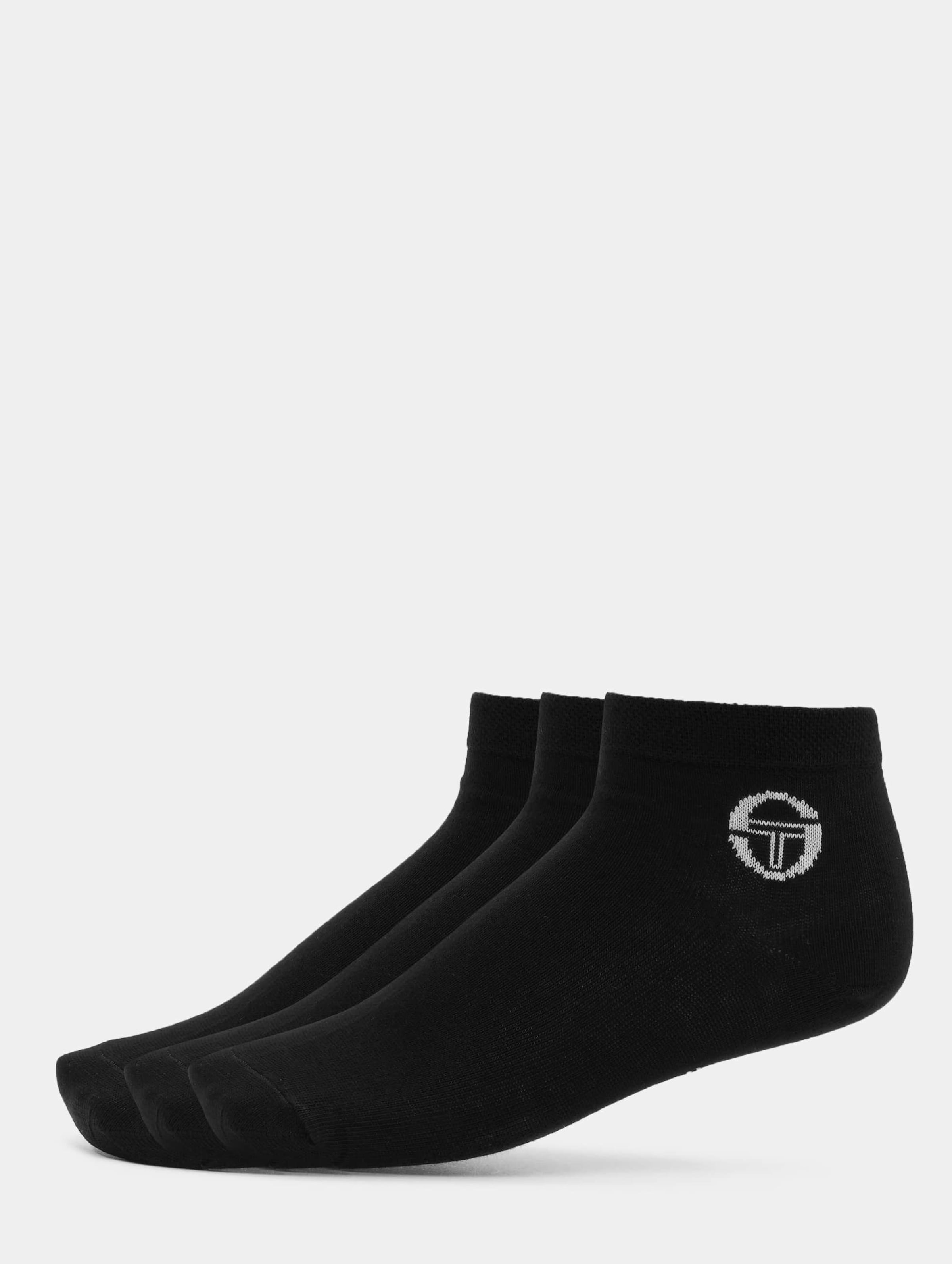 Sergio Tacchini Training Anklet Socken Vrouwen op kleur zwart, Maat 3538