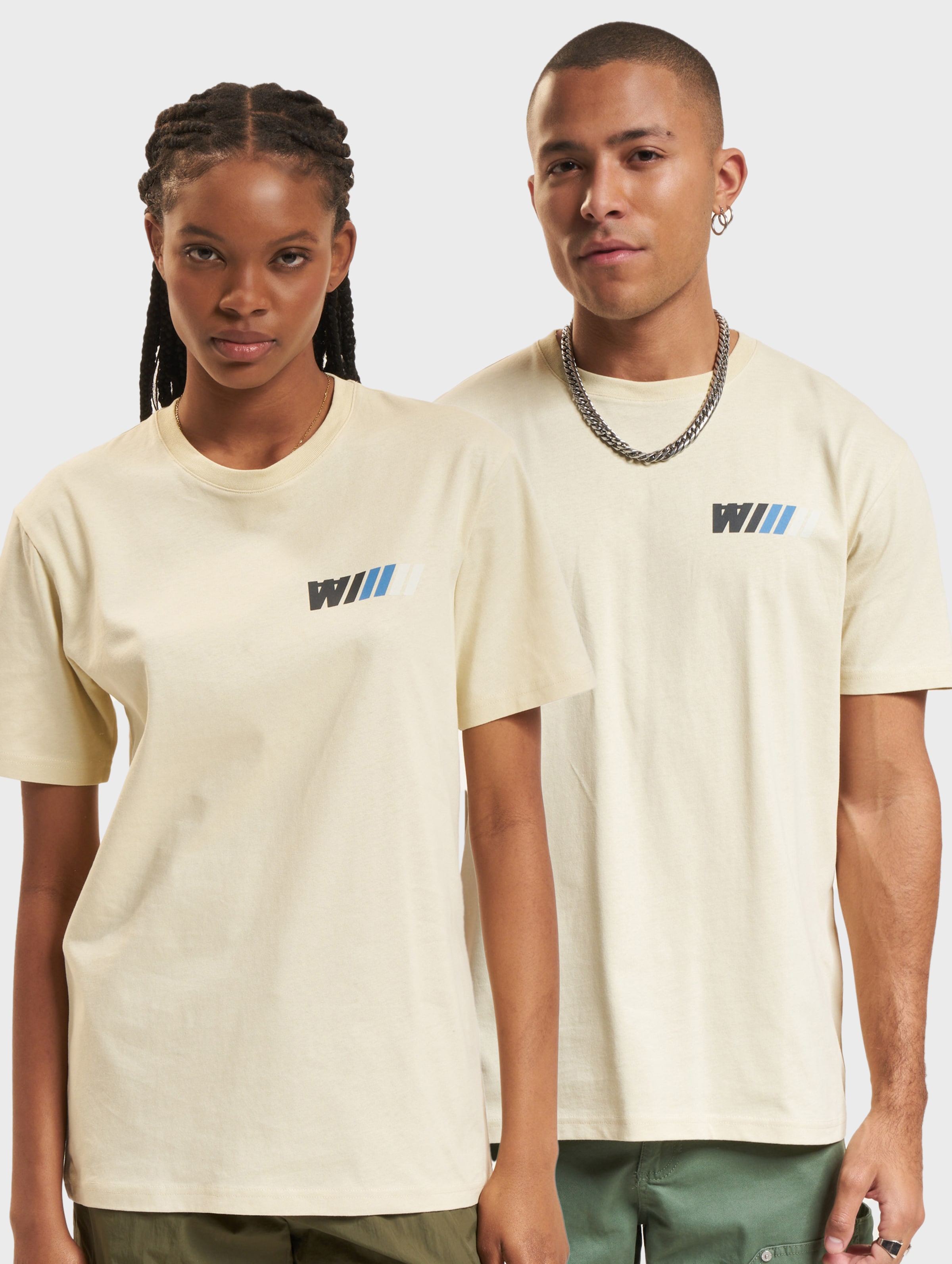 Wood Ace Dealership T-Shirt Frauen,Männer,Unisex op kleur beige, Maat XL