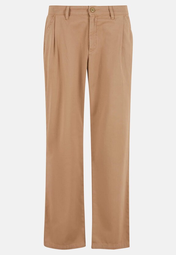 Pleated Twill Pants-4
