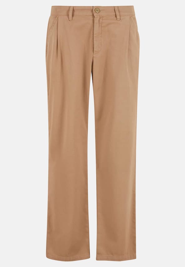 Pleated Twill Pants-4