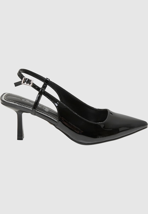 Willow Sling Back - Vegan Patent-3