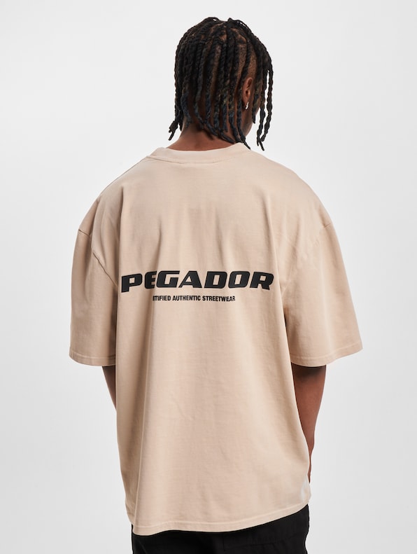 PEGADOR Colne Logo Oversized T-Shirts-1