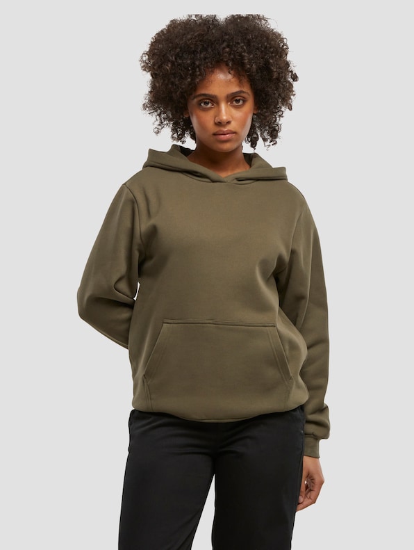 Ladies Loose Brushed Fleece-0