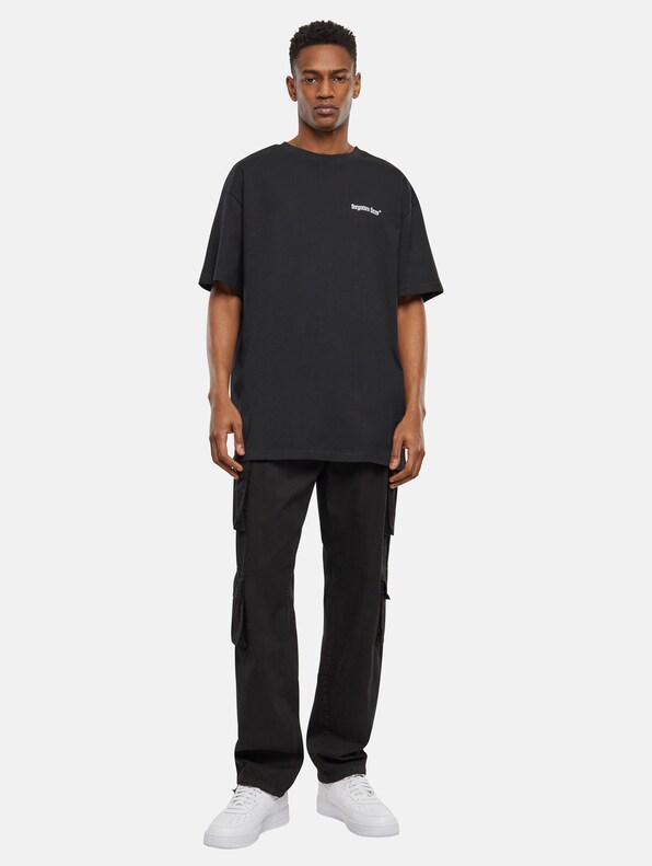 Forgotten Faces Silver Robot Oversize T-Shirts-2