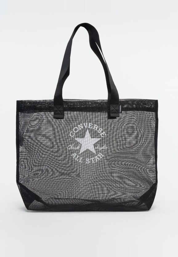 All Star Patch Print Mesh Tote-0