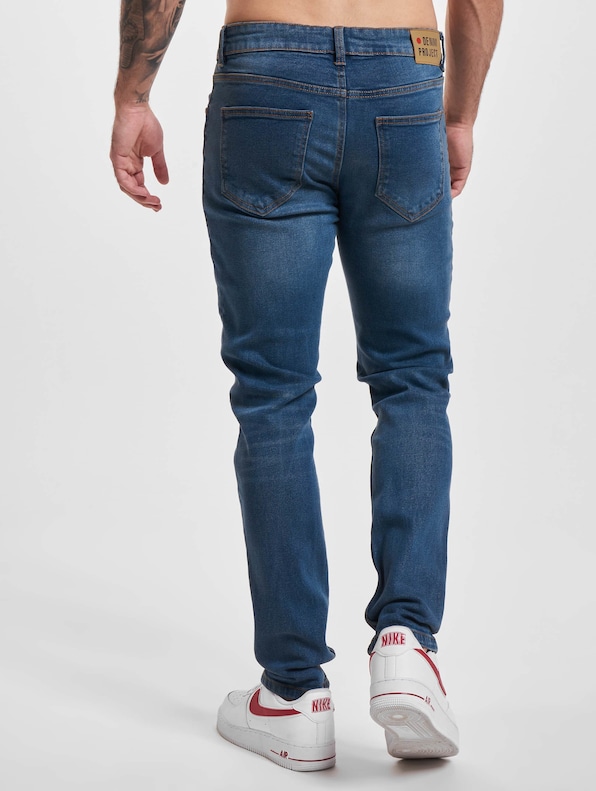 Denim Project Mr Red Light Destroy Slim Fit Jeans-1