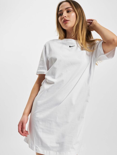 white nike t shirt dress