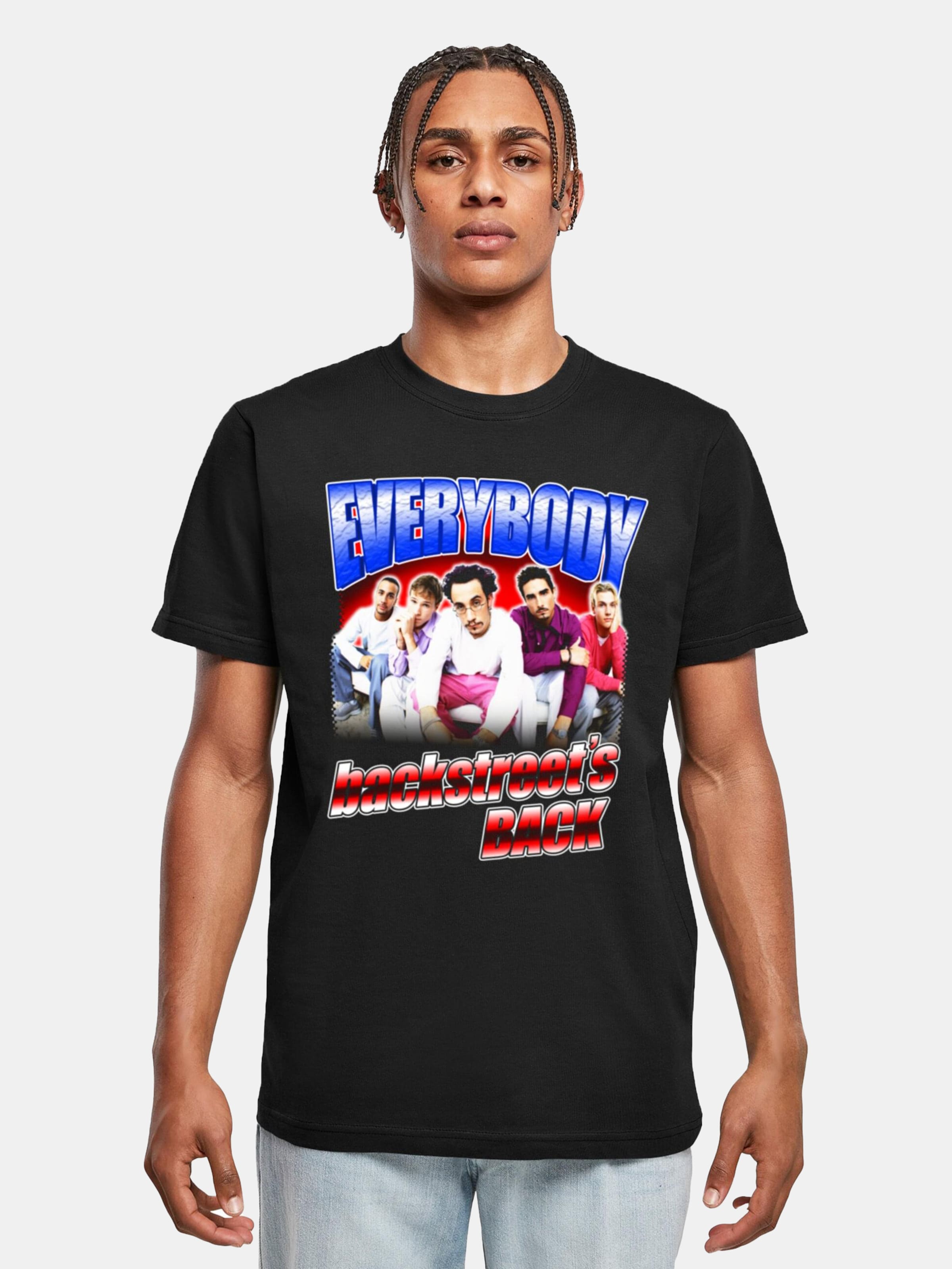 Merchcode Backstreet Boys Everybody T-Shirt Round Neck Männer,Unisex op kleur zwart, Maat XXL