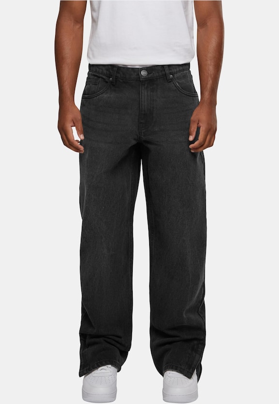 Heavy Ounce Straight Fit Zipped Jeans-0