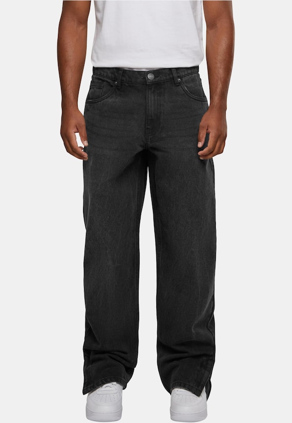 Heavy Ounce Straight Fit Zipped Jeans-0