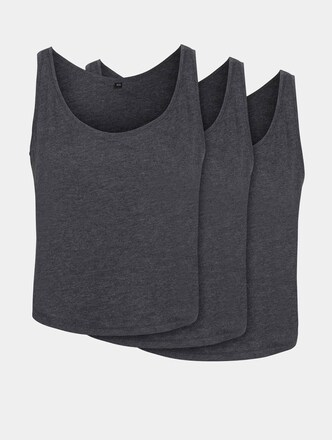 Ladies Oversized Tanktop 3-Pack