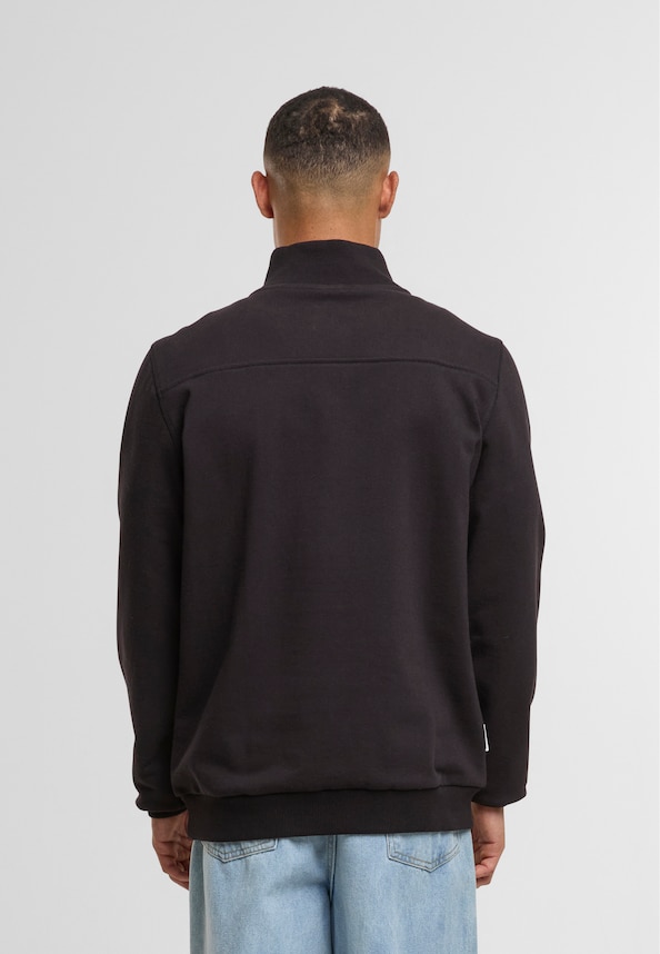 Curved Halfzip Sweatshirt-1