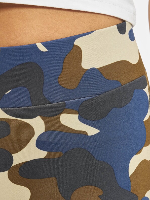 Ladies High Waist Camo Tech Cycle -3