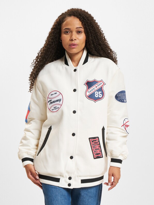 Tommy Jeans Oversized Letterman Collegejacke-2