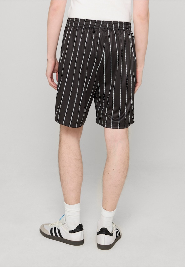 Chevron Pinstripe Shorts-1