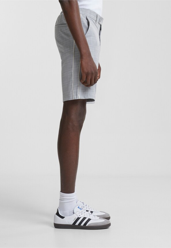 2Y Plaid Shorts With Double Stripe-3