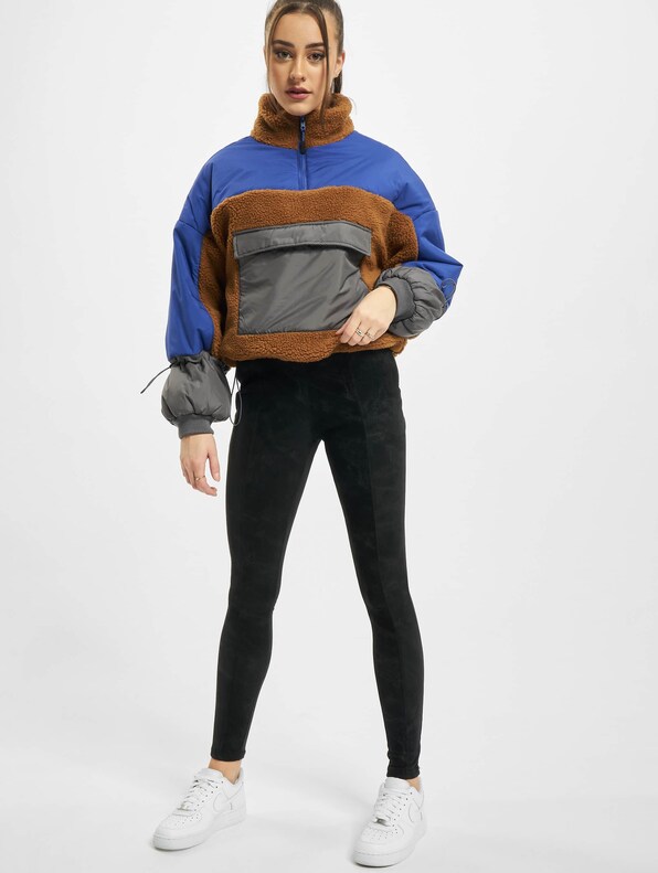 Ladies Sherpa 3-Tone Pull Over-7