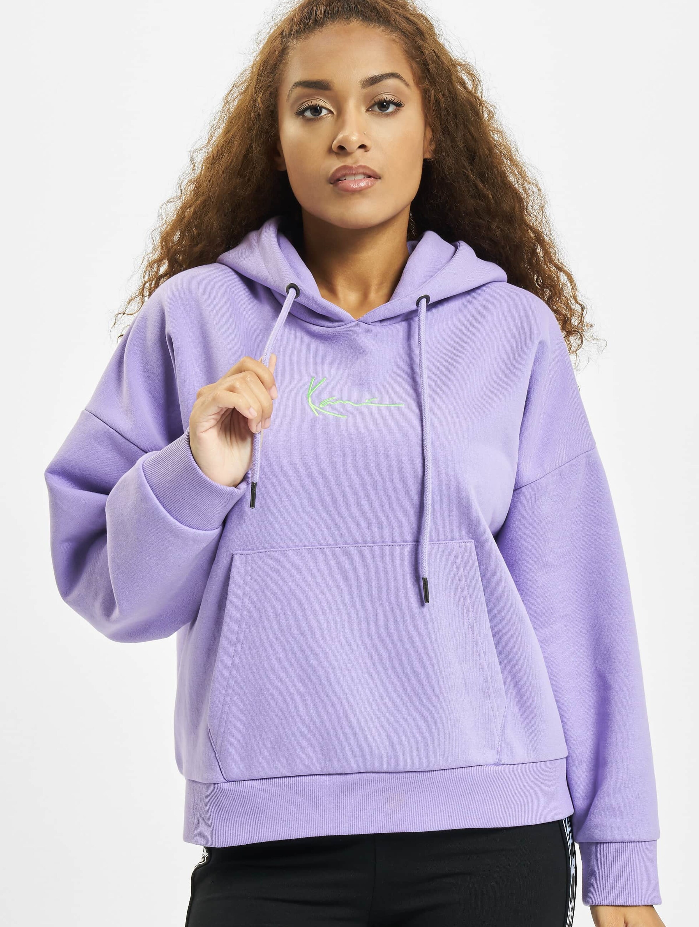 Karl Kani Kk Small Hoody Frauen,Unisex op kleur violet, Maat S