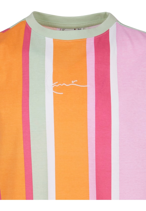 KW241-042-1 Karl Kani Small Signature Os Stripe Tee-5