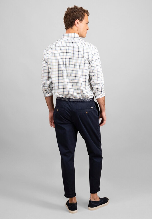 Multicolor Washed Oxford B.D. 1/1-2