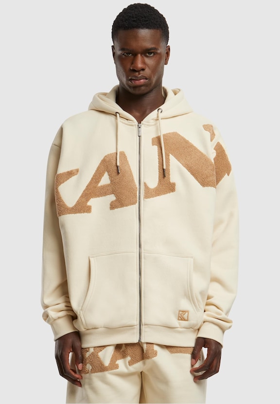 KM242-035-1 Wavy Retro Os Full Zip Hoodie-2