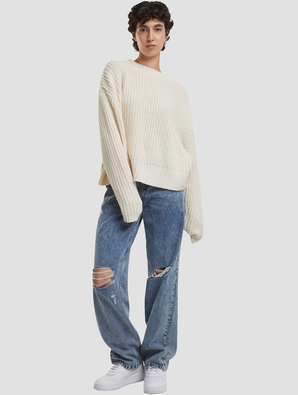 Urban Classics Ladies Wide Basic Oversized Pullover-3