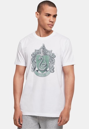 Harry Potter - Distressed Slytherin Crest Basic round neck t-shirt
