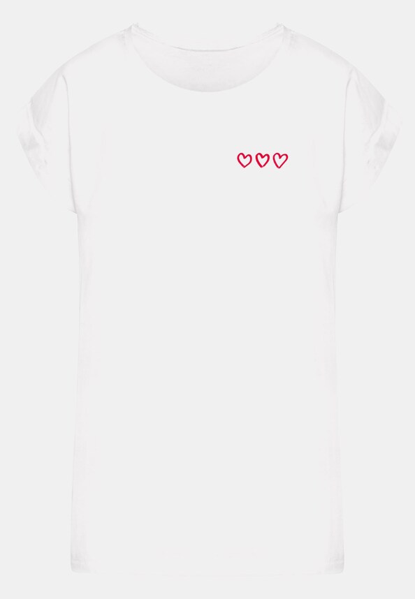 Three In A Row Ladies Extended Shoulder Tee-4