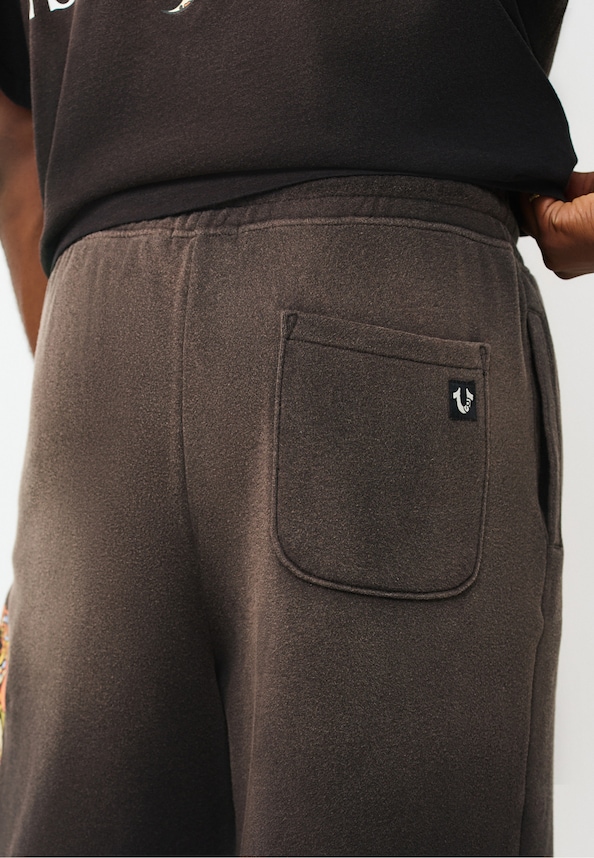 FLORAL SNAKE MIKEY SWEATSHORTS-3