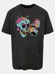 Rick And Morty - Eyeball Skull Acid Washed Oversized-0