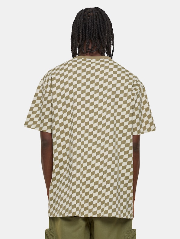 Urban Classics Oversized Check T-Shirts-1