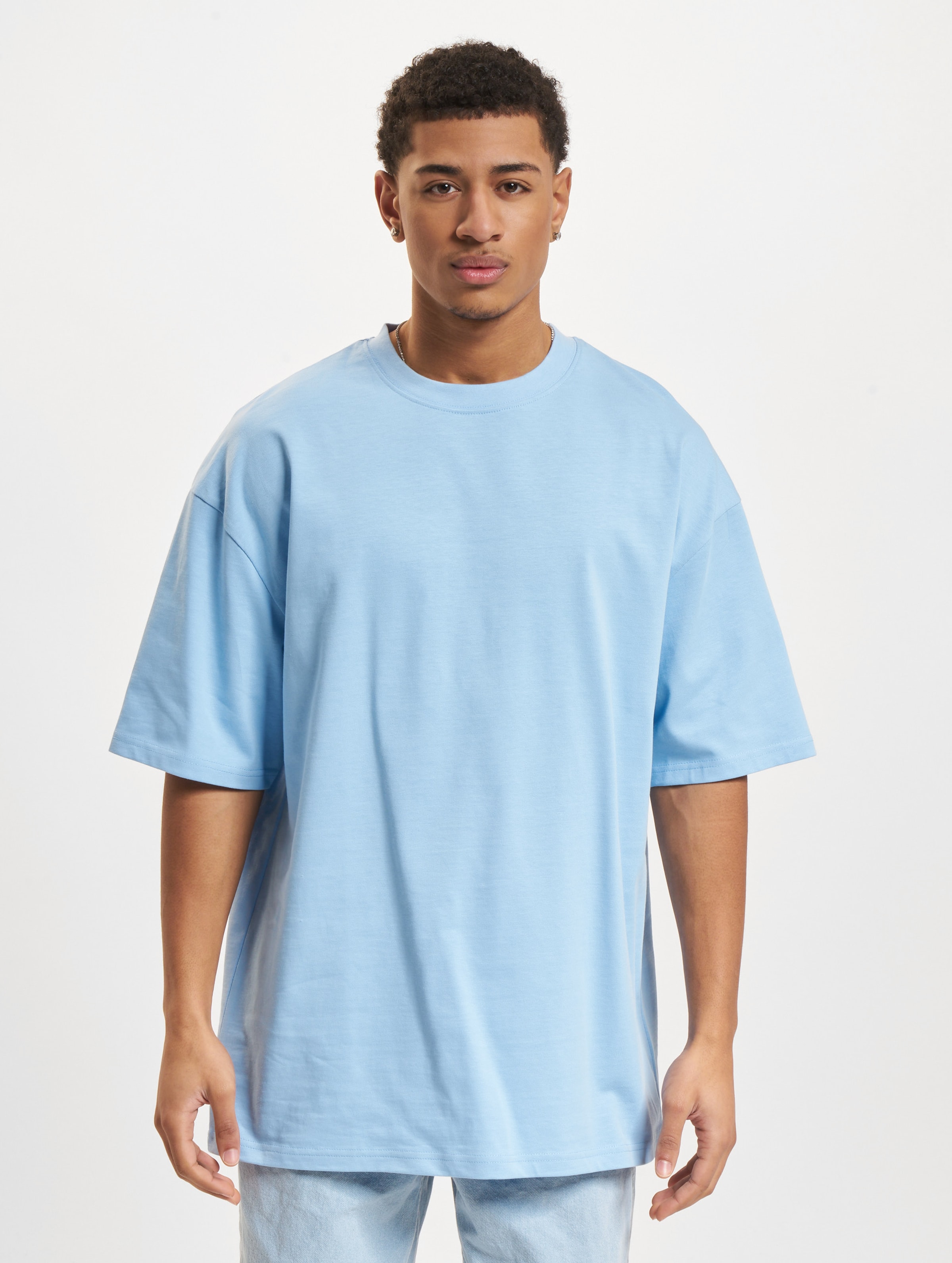 DEF Original T-Shirts Mannen op kleur blauw, Maat S