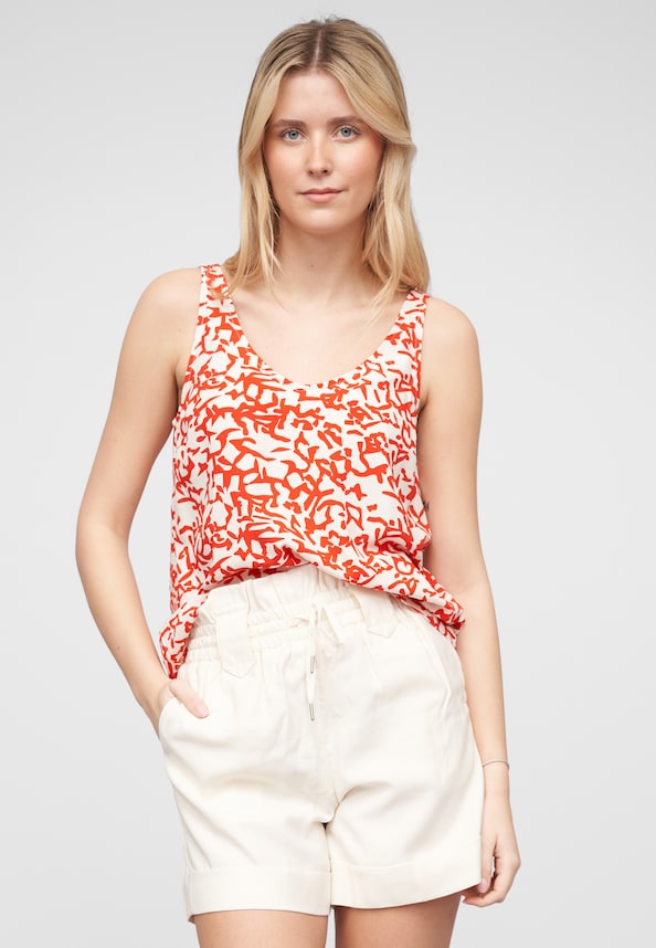 VILISE LUNA V-NECK S/L TOP  luna-0