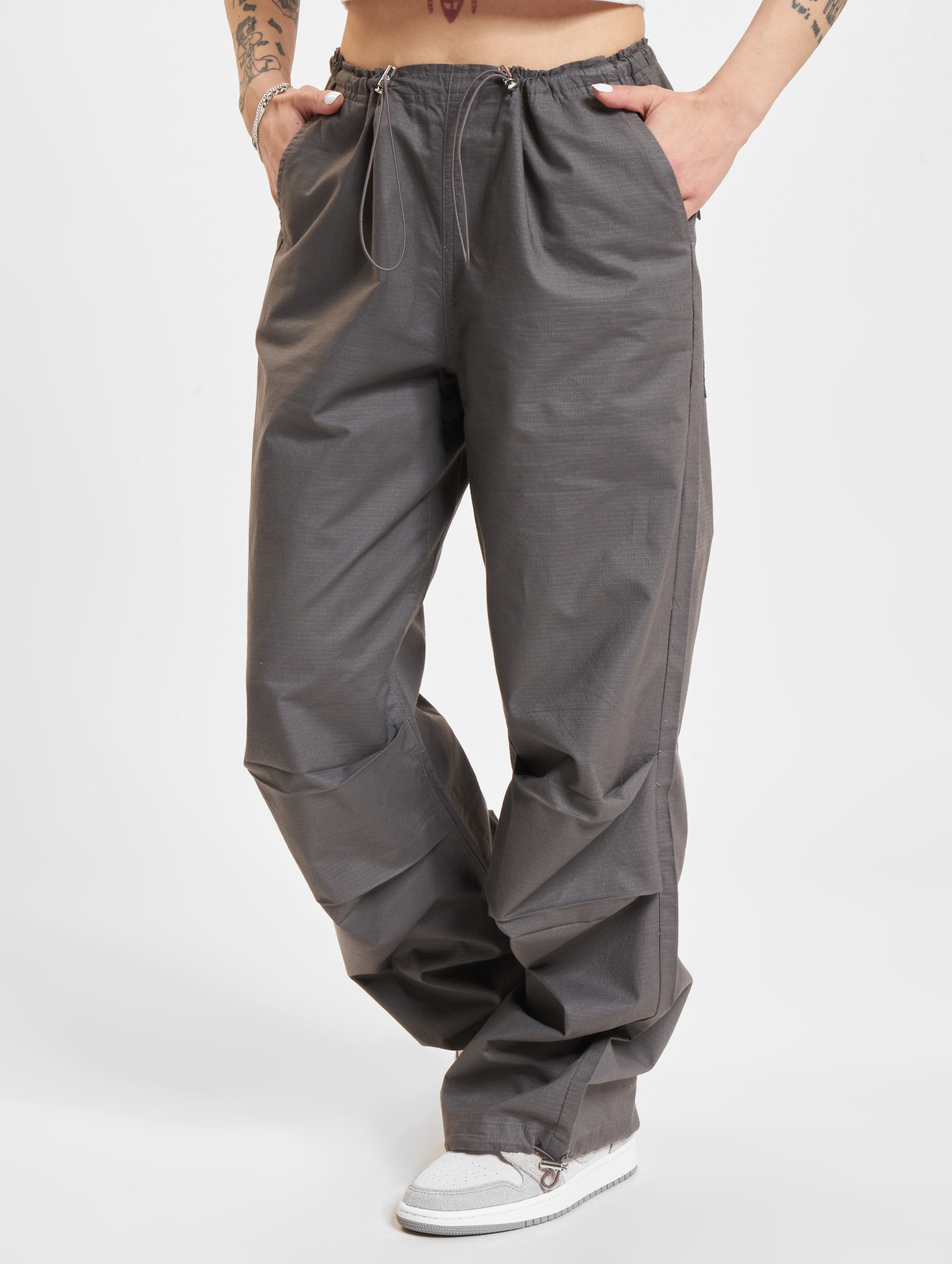 Only Echo-Laia Parachute Pant Frauen,Unisex op kleur grijs, Maat L32