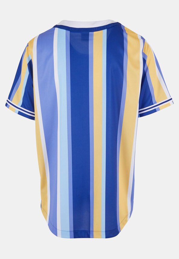 KM241-042-1 Karl Kani Varsity Striped Baseball Shirt-3