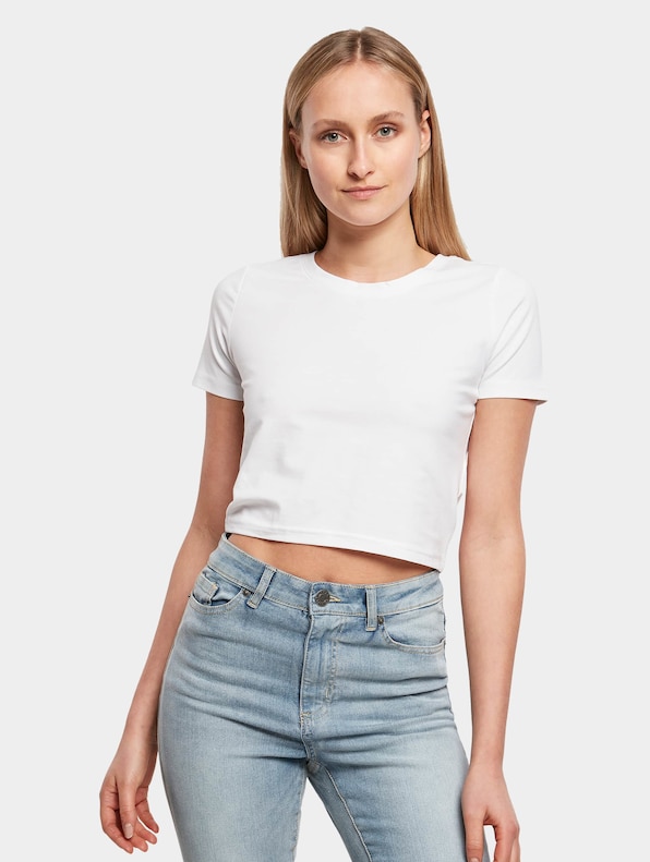 Ladies Cropped Tee-0