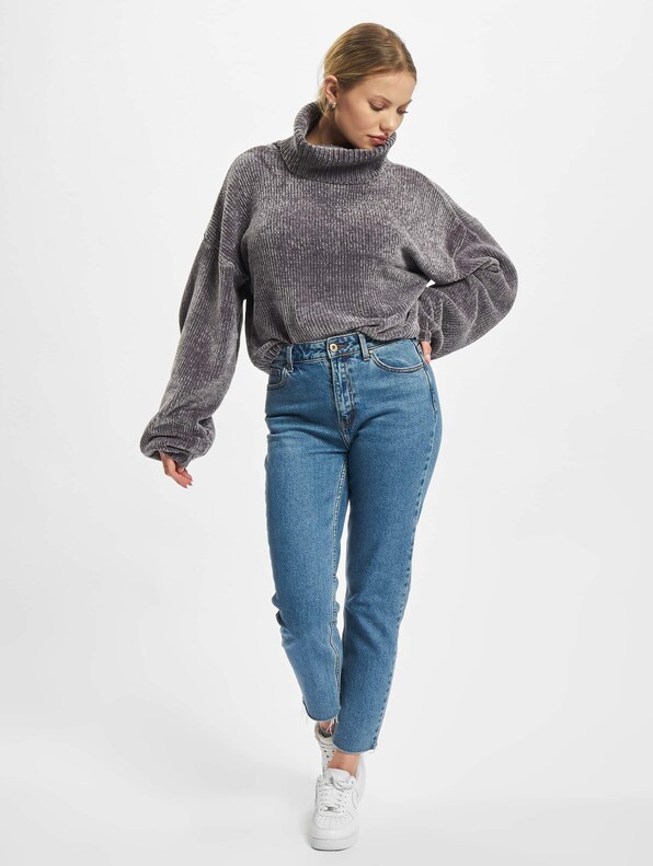 Ladies Short Chenille Turtleneck-4