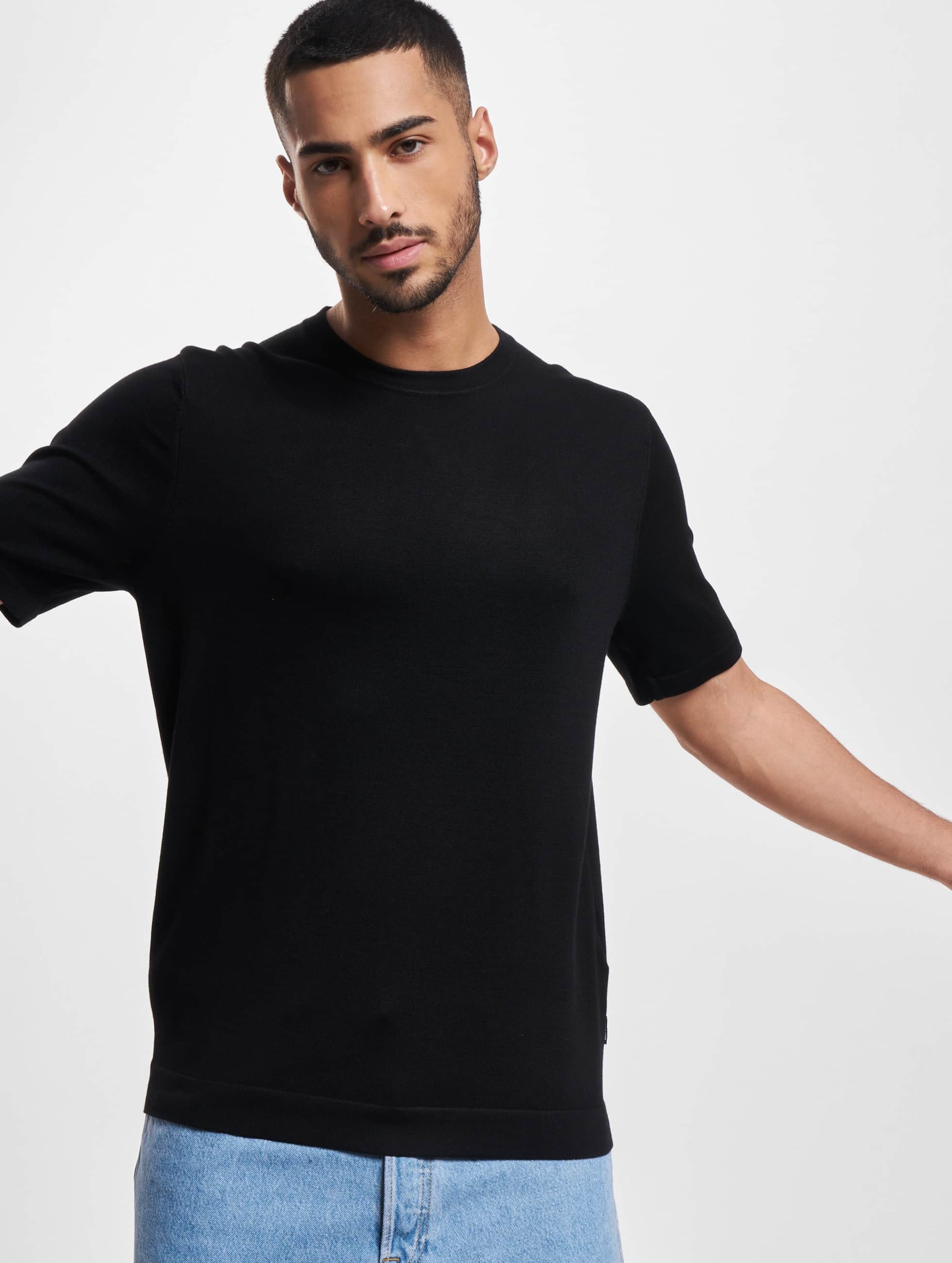 Only & Sons T-Shirt Mannen op kleur zwart, Maat XS