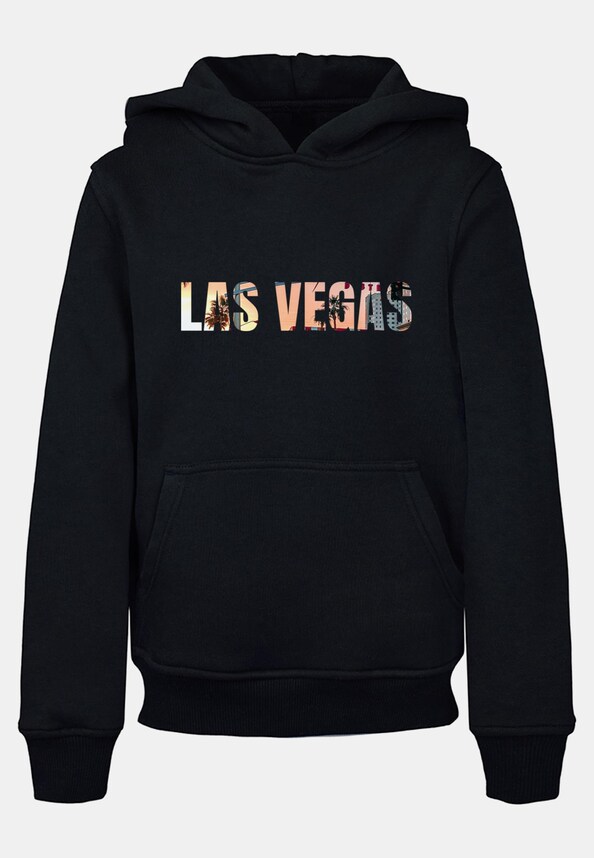 Las Vegas_White Basic Kids Hoody-0