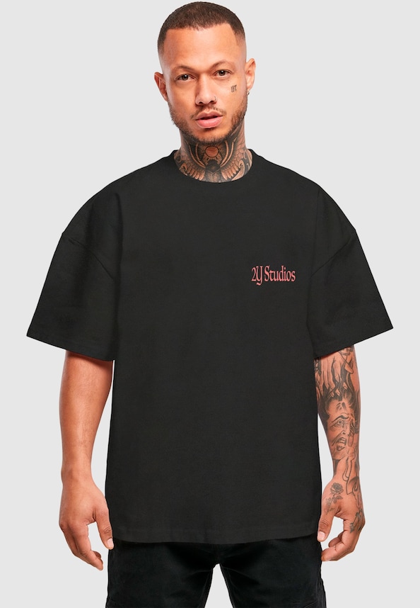 PEACE LOVE MERCY ULTRA HEAVY TEE-0