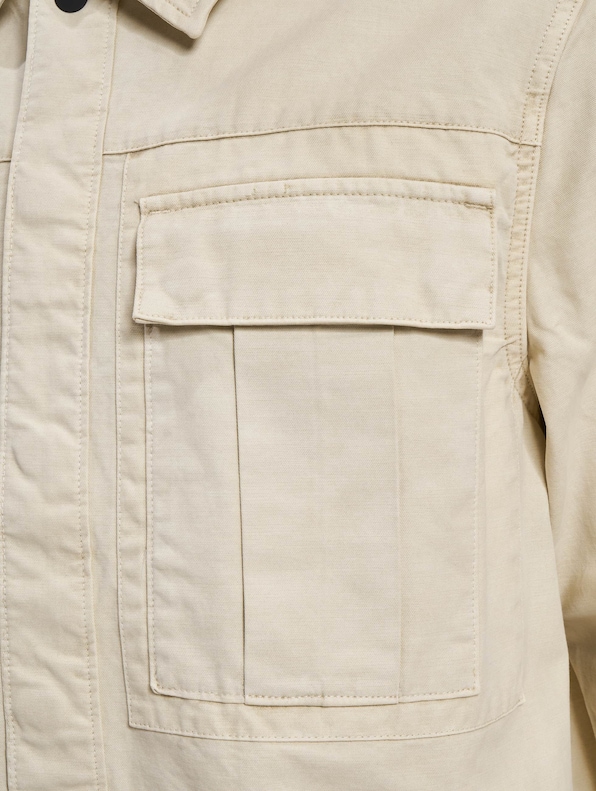 Calvin Klein Jeans Mineral Dye Utility Overshirt Langarmhemd-4