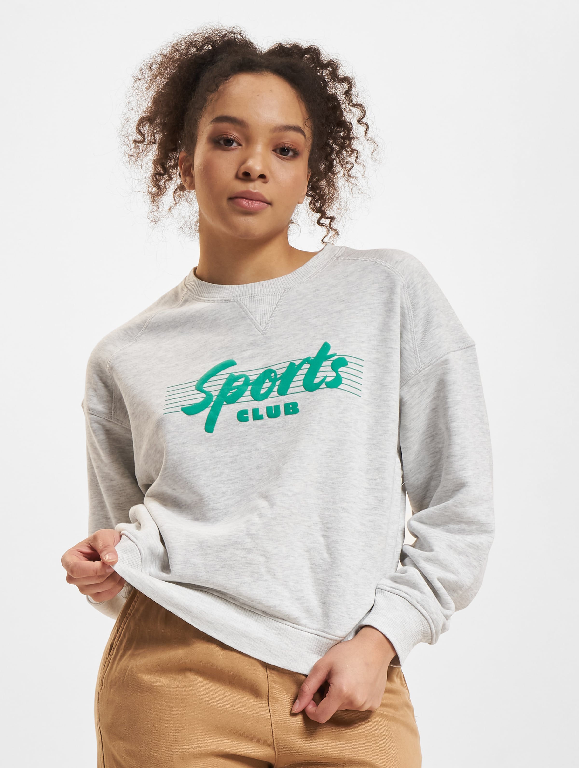 Only Diana Longsleeve Sporty O-Neck Box Sweatshirt Vrouwen op kleur grijs, Maat XL