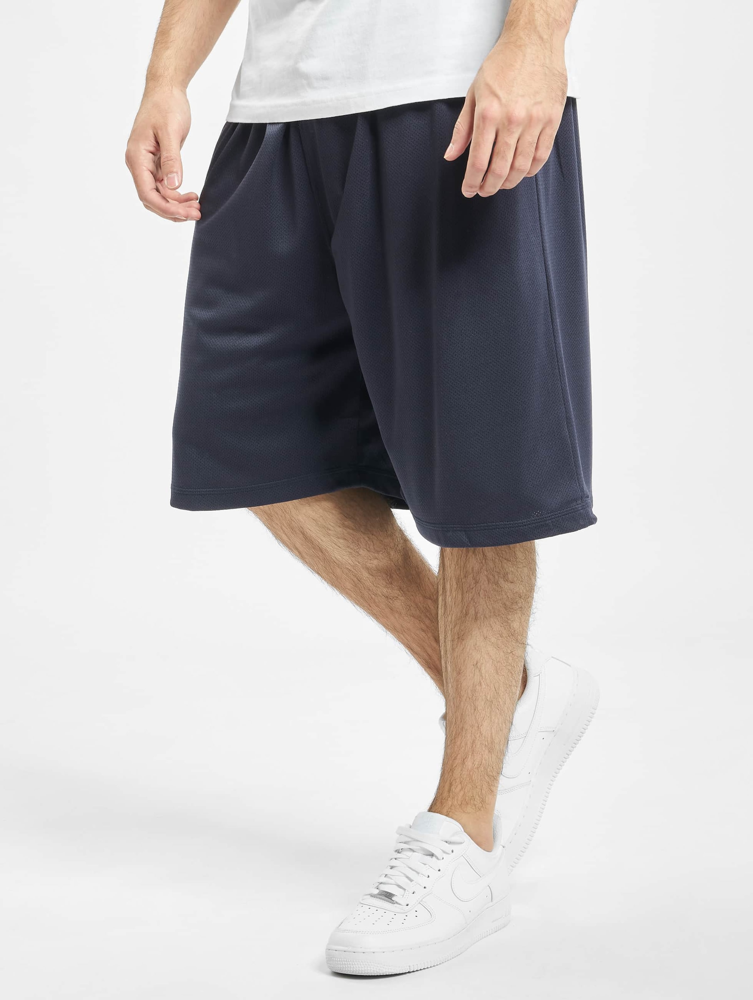 Urban Classics Bball Mesh Shorts Navy (XXL Mannen op kleur blauw, Maat XL